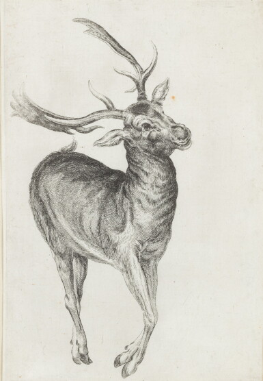 View full screen - View 1 of Lot 364. Cerf (Pennington 2104 rejeté; New Hollstein (Hollar IX) Rejeté 189) .