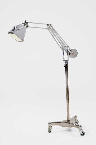 View full screen - View 1 of Lot 54. Rolling Dental Lamp.