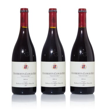 View full screen - View 1 of Lot 202. Chambertin, Clos de Bèze 2014 Domaine Robert Groffier Pere & Fils (3 BT).