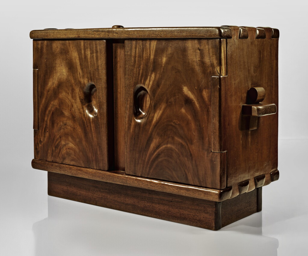 View full screen - View 1 of Lot 280. ALEXANDRE NOLL | AN IMPORTANT TWO-DOOR CABINET.
