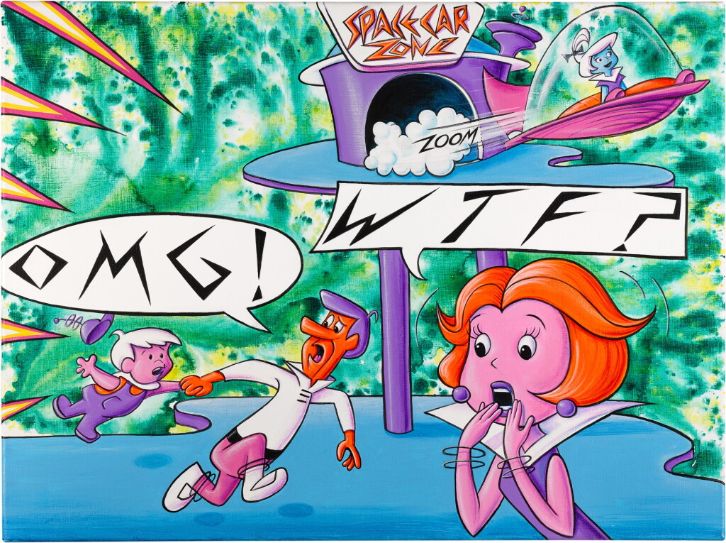 View full screen - View 1 of Lot 21. KENNY SCHARF | OMG, WTF!.