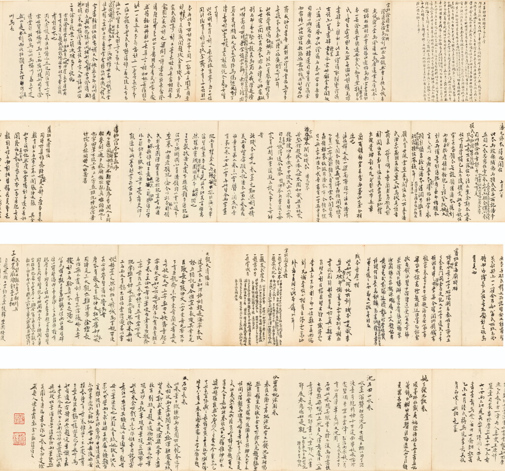 View full screen - View 1 of Lot 6096. 沈曾植 碑帖書畫過眼題跋稿 | Shen Zengzhi, Calligraphy in Xingshu.