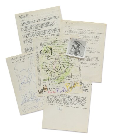 View full screen - View 1 of Lot 185. CHARLES BUKOWSKI | ARCHIVE OF CORRESPONDENCE ADDRESSED TO KAY "KAJA" JOHNSON, LOS ANGELES, CALIFORNIA: JULY – NOVEMBER 1961.