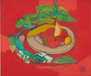 View full screen - View 1 of Lot 12. Simply From Heart- A Dish of Fruits.