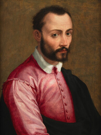 View full screen - View 1 of Lot 128. JACOPO COPPI, CALLED DEL MEGLIO | PORTRAIT OF FRANCESCO I DE' MEDICI (1541 - 1587), HALF-LENGTH.