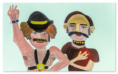 View full screen - View 1 of Lot 81. Conversation Piece #2: Last night a D.J. saved my life.