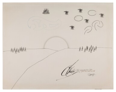 View full screen - View 1 of Lot 90. Rubber Stamp with Rainbow.