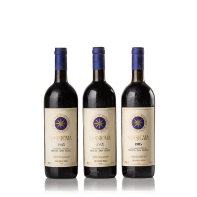 View full screen - View 1 of Lot 661. Sassicaia 1985 (4 BT).
