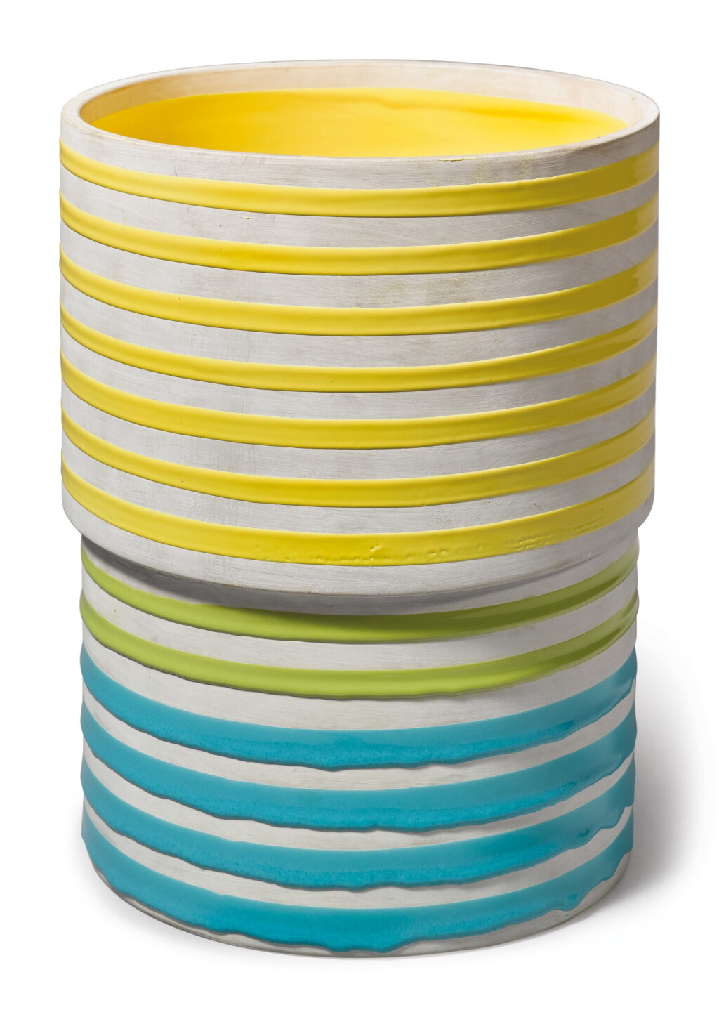 View full screen - View 1 of Lot 16. ETTORE SOTTSASS | VASE FROM THE "ROCCHETTI" SERIES.