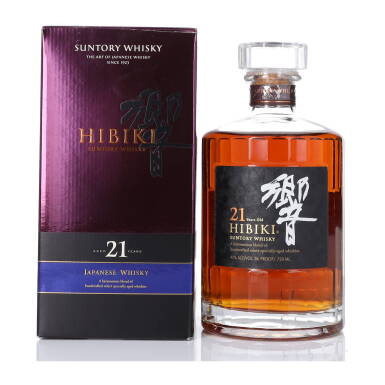 View full screen - View 1 of Lot 64. Hibiki 21 Year Old 43.0 abv NV (1 BT 75cl).