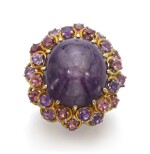 PURPLE STAR SAPPHIRE RING
