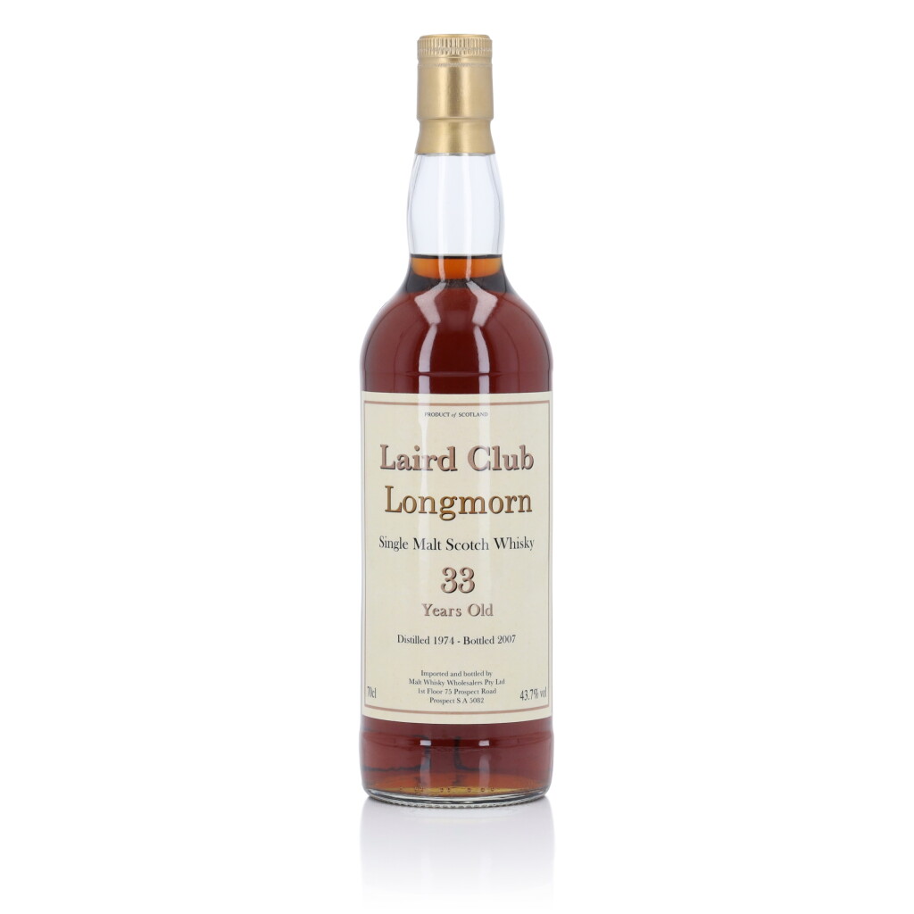 View full screen - View 1 of Lot 314. Longmorn Laird Club 33 Year Old 43.7 abv 1974 (1 Bottle 70cl).