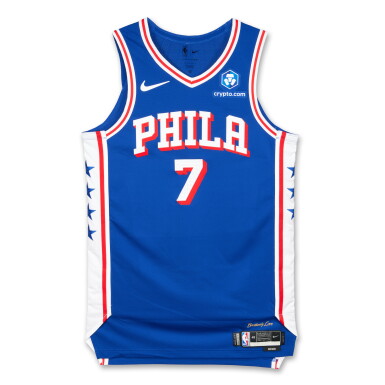 View full screen - View 1 of Lot 28. Kyle Lowry Philadelphia 76ers 2026 NBA Playoffs Eastern Conference Round 1 Game Issued Icon Edition Jersey | Game 1 .