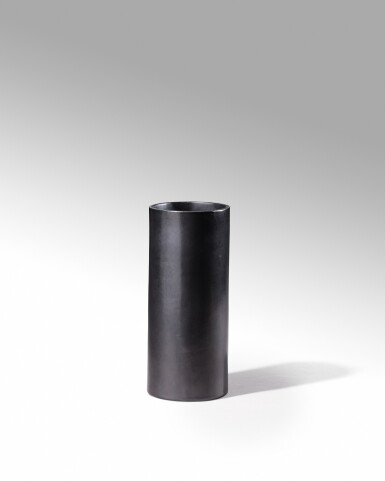 View full screen - View 1 of Lot 13. Cylindre vase, circa 1955.