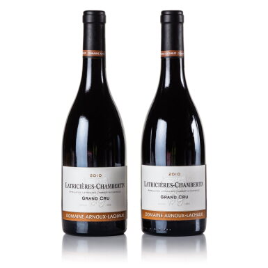 View full screen - View 1 of Lot 307. Latricières Chambertin 2010 Domaine Arnoux-Lachaux (2 BT).