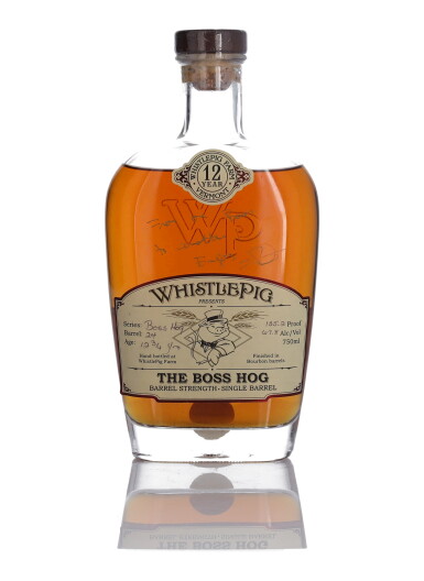 View full screen - View 1 of Lot 670. WhistlePig The Boss Hog 1st Edition 12 Year Old 135.2 Proof NV (1 BT 75cl).