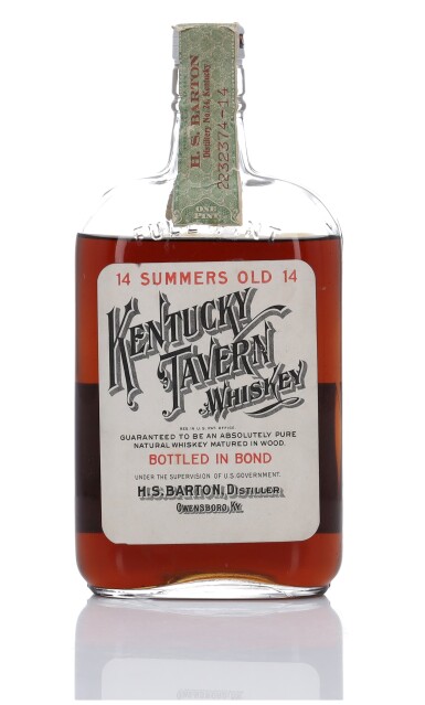 View full screen - View 1 of Lot 413. Kentucky Tavern Whiskey 14 Year Old 1917 (1 Bottle 1 Pint).