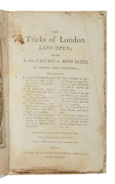 View full screen - View 1 of Lot 599. (Tricks of the Town) | Another work on London lowlife.