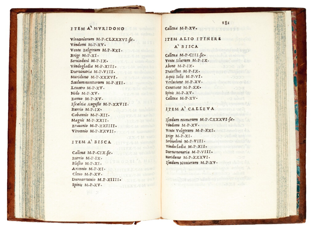 View full screen - View 1 of Lot 242. Pomponius Mela, Opera, Venezia, Aldus, 1518, later calf.