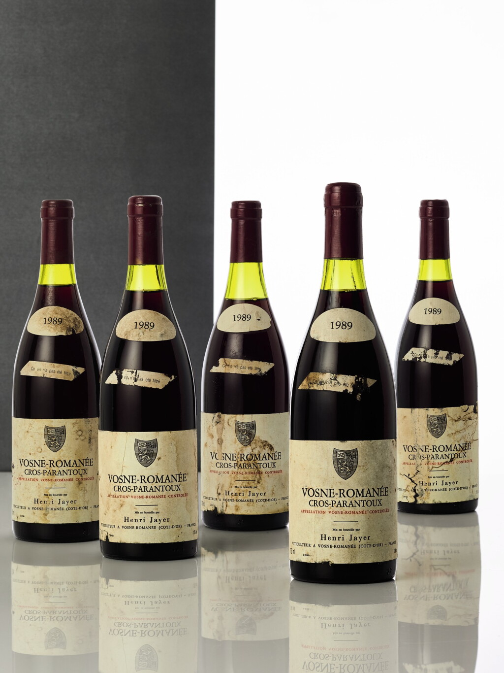 View full screen - View 1 of Lot 8044. Vosne Romanée, Cros Parantoux 1989 Henri Jayer (5 BT).