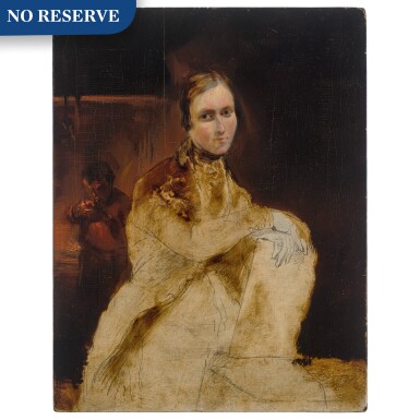 View full screen - View 1 of Lot 658. Portrait of a man, unfinished.