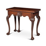 A Chippendale Games Table, New York, Circa 1770