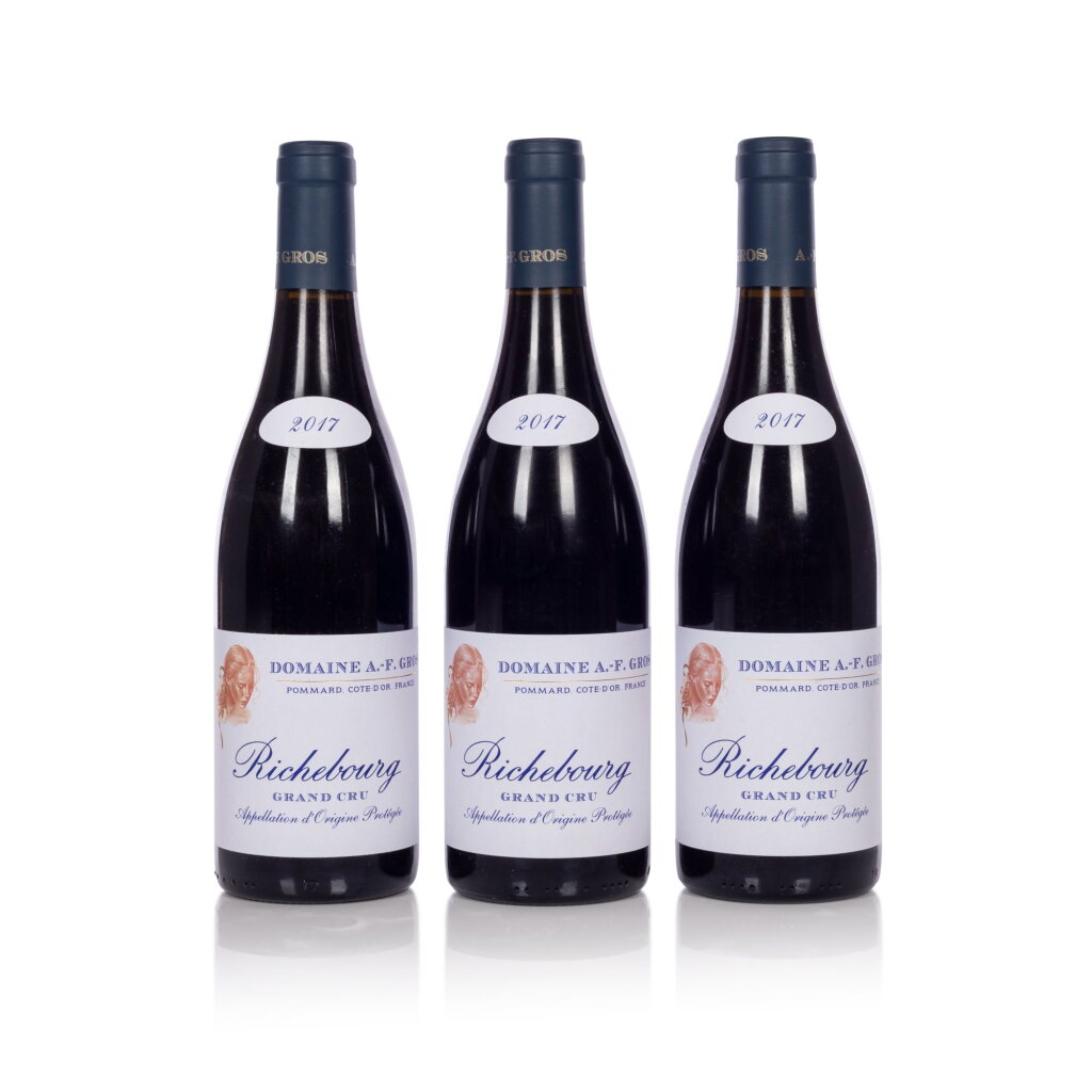 View full screen - View 1 of Lot 67. Richebourg 2017 Domaine A. F. Gros (3 BT).