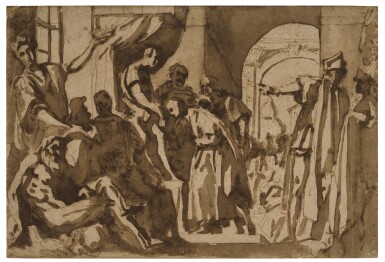 View full screen - View 1 of Lot 210. Cosimo I de' Medici Elected Duke of Tuscany by the Florentine Senate.