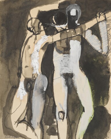 View full screen - View 1 of Lot 302. Two Figures.