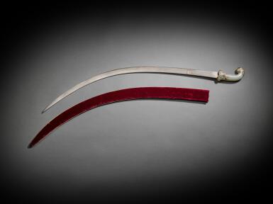 View full screen - View 1 of Lot 55. An Exceptional Sabre Presented to Claude Martin by Nawab Asaf Al-Dawla of Awadh (R.1775-97), India, Lucknow, late 18th Century.