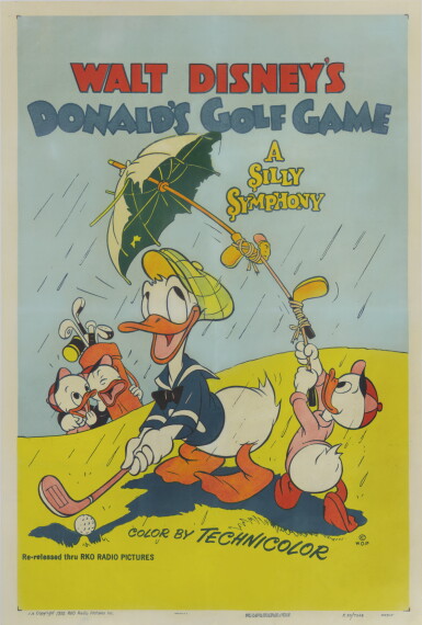 View full screen - View 1 of Lot 10. Donald's Golf Game (1938) poster, US.