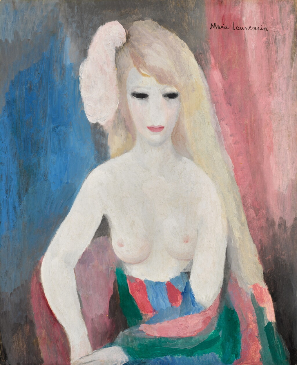 Voir en plein écran - Voir 1 du lot 23. Femme aux seins nus.