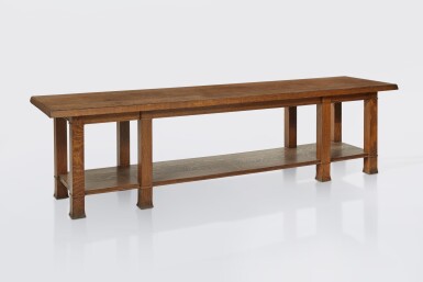 View full screen - View 1 of Lot 146. Library Table from the B. Harley Bradley House, Kankakee, Illinois.