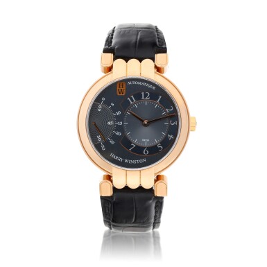 View full screen - View 1 of Lot 8348. Premier Excenter, Reference 200-MASR37R | A pink gold wristwatch with retrograde seconds, Circa 2000 | Premier Excenter 型號200-MASR37R | 粉紅金腕錶,備逆跳秒,約2000年製.