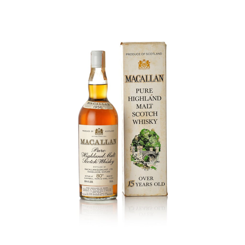 View full screen - View 1 of Lot 7108. The Macallan 80 Proof 1956 (1 BT75).