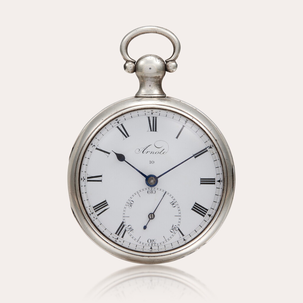 View full screen - View 1 of Lot 254. A silver consular-cased pocket chronometer with early 'Arnold' spring detent escapement | Circa 1784.