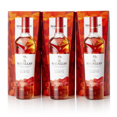 View full screen - View 1 of Lot 1523. The Macallan A Night on Earth in Scotland 40.0 abv NV (3 BT70).