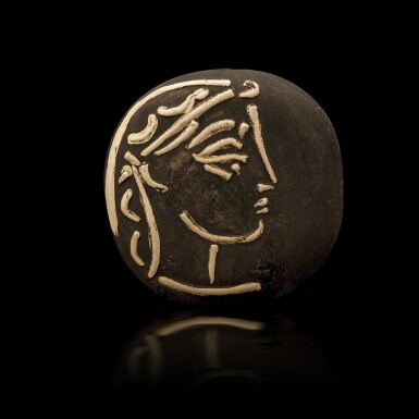 View full screen - View 1 of Lot 2. Profil de Jacqueline, (A. R. 385).