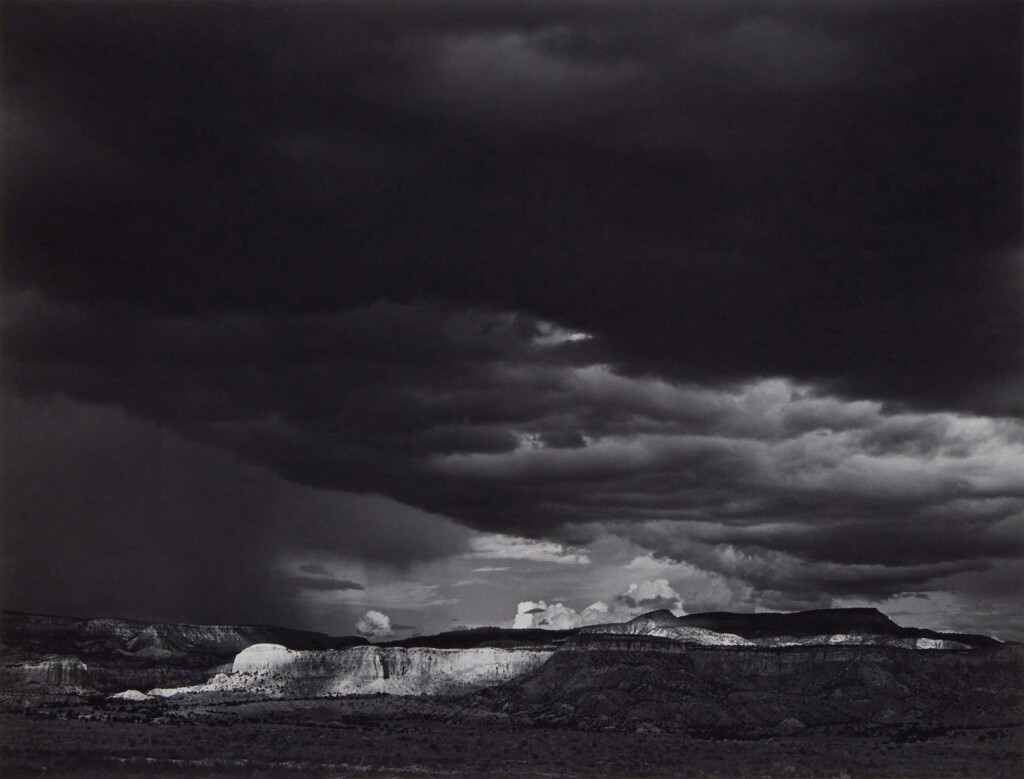 View full screen - View 1 of Lot 48. ‘Thunderstorm, Ghost Ranch, Chama Valley, New Mexico’.