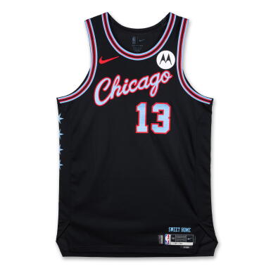 View full screen - View 1 of Lot 54. Kevin Huerter Chicago Bulls 2025-2026 Game Worn City Edition Jersey | Matched to 4 Games.