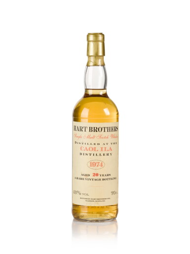 View full screen - View 1 of Lot 32. Caol Ila Hart Brothers 20 Year Old 43.0 abv 1974 .