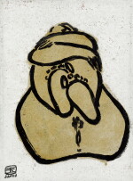 Sanyu 常玉 | Nude, Hugging Knees, Viewed from the Front I 抱膝裸女正面像 I