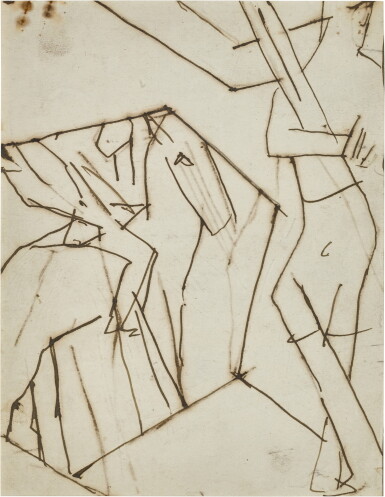 View full screen - View 1 of Lot 202. Pantomime Horse and Rider.
