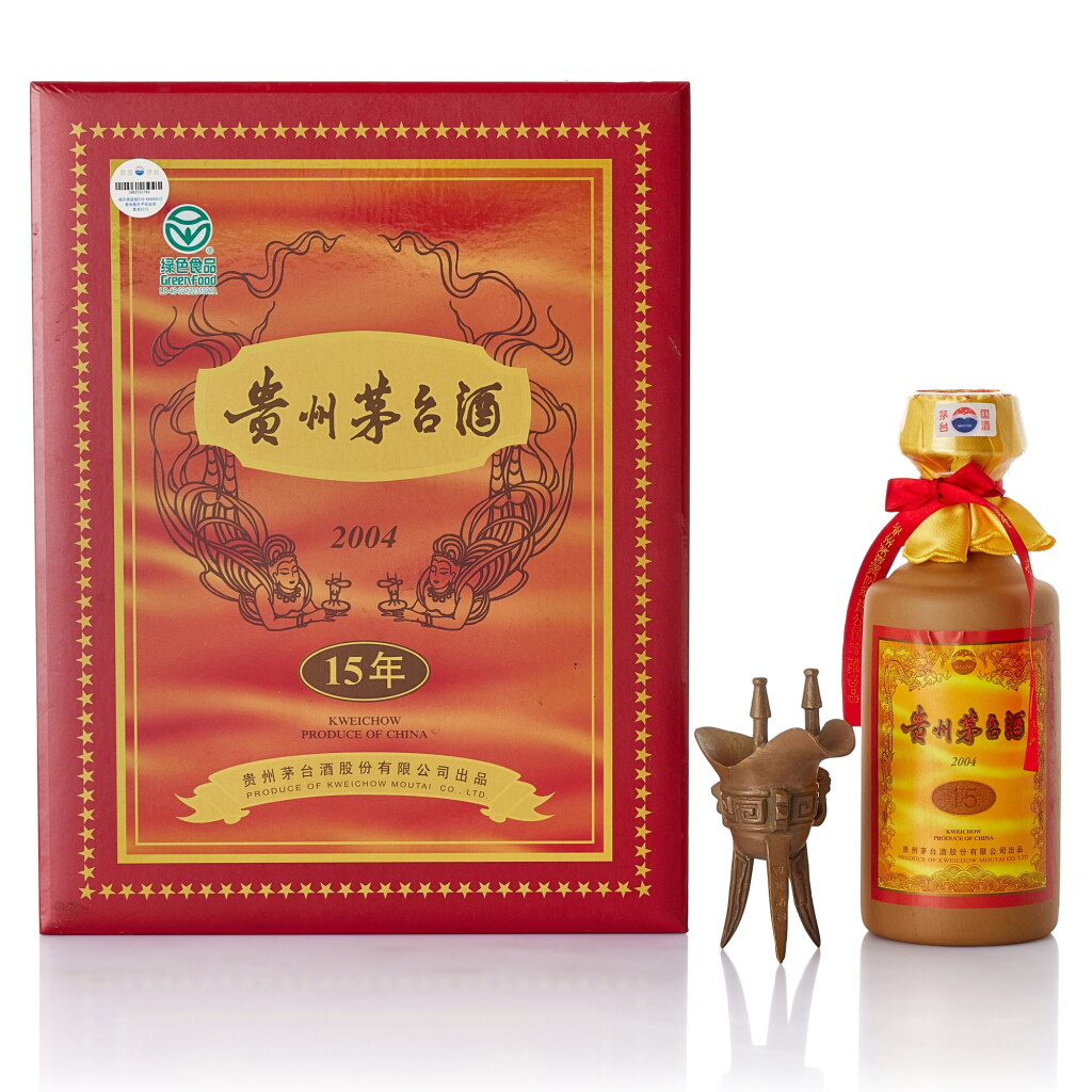 View full screen - View 1 of Lot 8399. 2004年產 15年貴州茅台酒 Kweichow Moutai Aged 15 Years 2004 (1 BT50).
