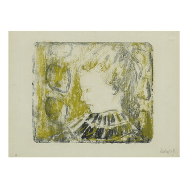 View full screen - View 1 of Lot 59. ERICH HECKEL | KRANKES KIND (DUBE L47/B/II).