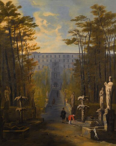 View full screen - View 1 of Lot 24. Tivoli, a view of the Villa d'Este and its gardens.