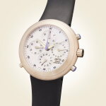Hemipode Chronometer | A limited edition white gold chronograph dual time wristwatch with date, Circa 2000