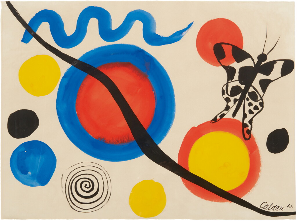 View full screen - View 1 of Lot 48. ALEXANDER CALDER | SPOTTED BUTTERFLY.