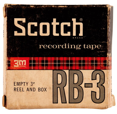 View full screen - View 1 of Lot 18. TONY SHERIDAN | Reel to reel tape labelled 'Let Them Be' by Sheridan, from the collection of Brian Epstein.