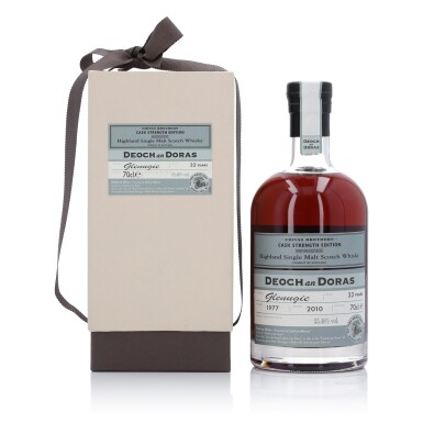 View full screen - View 1 of Lot 240. Glenugie Deoch an Doras 32 Year Old 55.48 abv 1977 (1 Bottle 70cl).